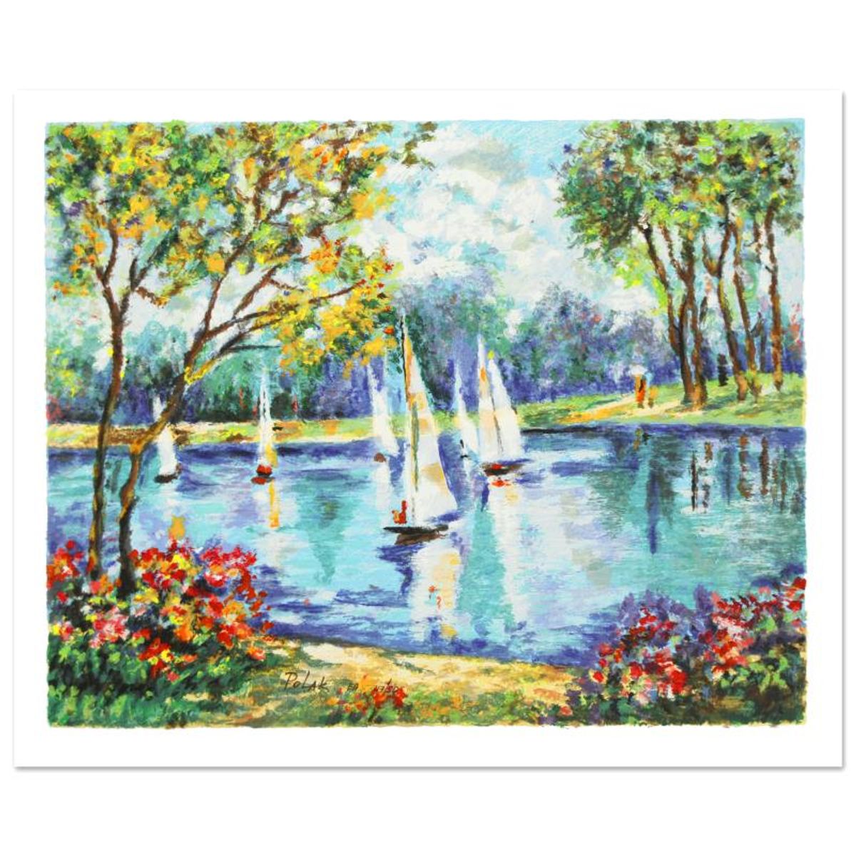 Dimitri Polak (1922-2008), Limited Edition Serigraph, Numbered and Hand Signed with Certificate of Authenticity.