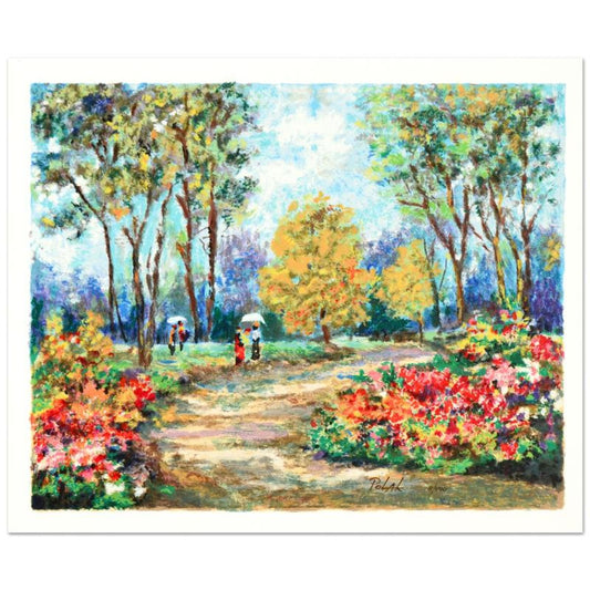 Dimitri Polak (1922-2008), "In the Park" Limited Edition Serigraph, Numbered and Hand Signed with Certificate of Authenticity.