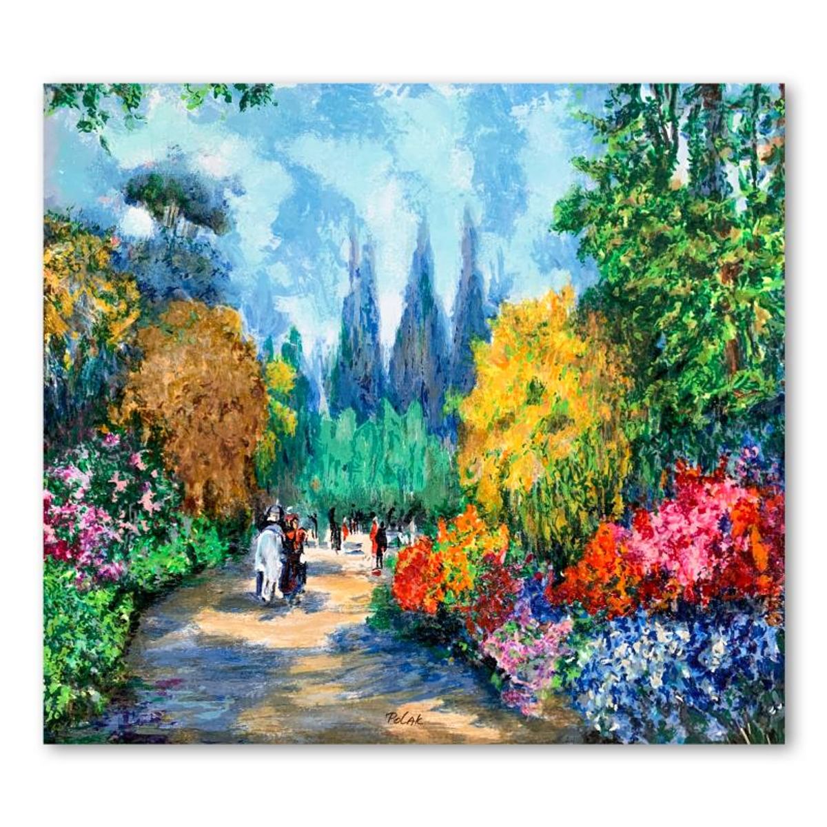 Dimitri Polak (1922-2008), Hand Signed Limited Edition Serigraph on Paper with Letter of Authenticity.