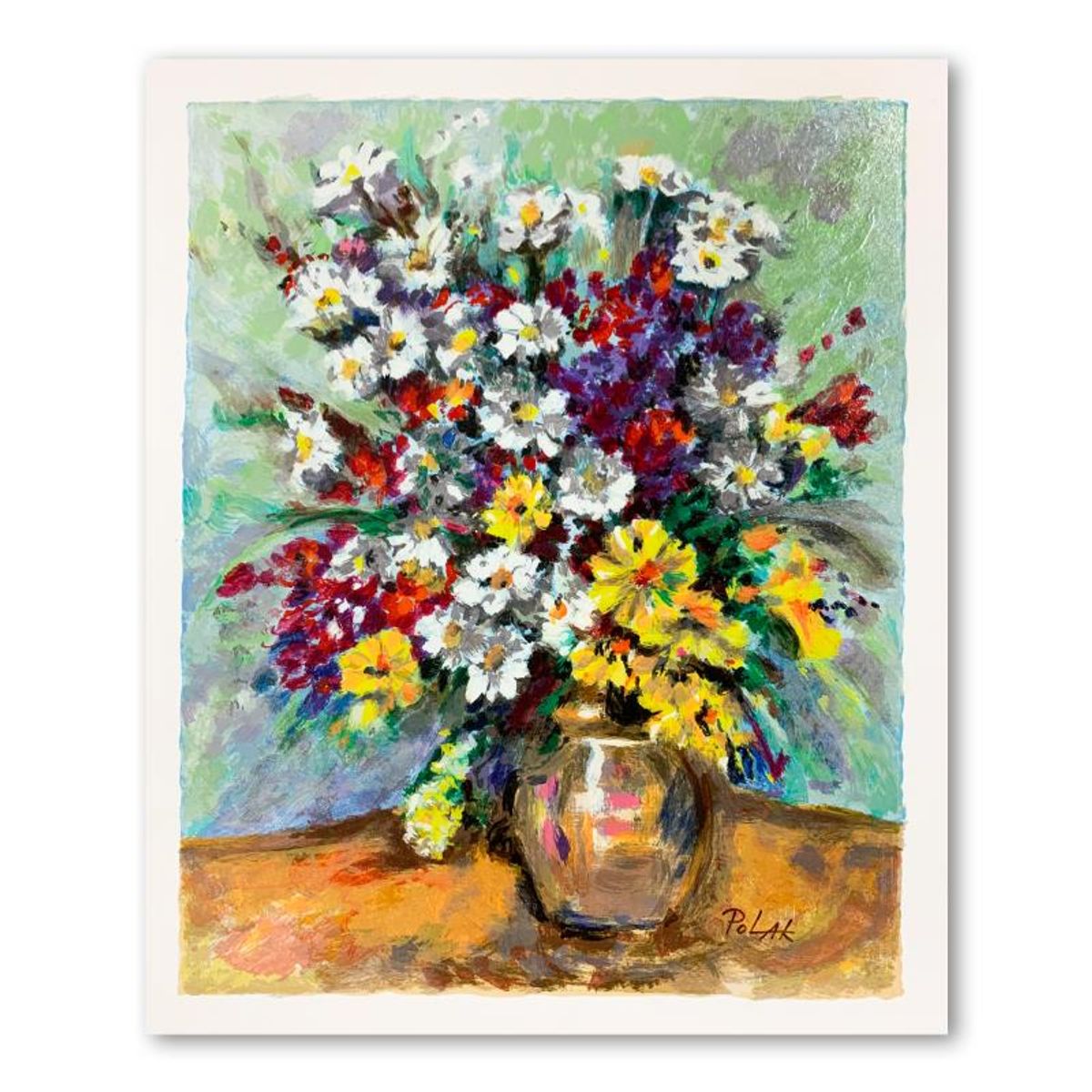 Dimitri Polak (1922-2008), Hand Signed Limited Edition Serigraph on Paper with Letter of Authenticity.