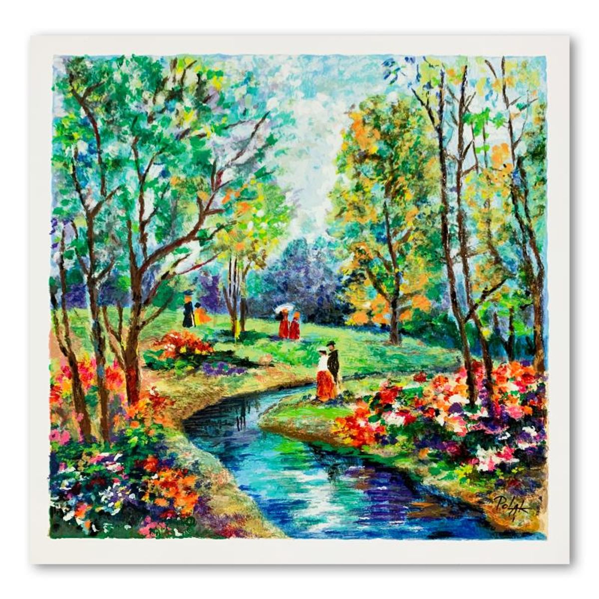 Dimitri Polak (1922-2008), Hand Signed Limited Edition Serigraph on Paper with Letter of Authenticity.