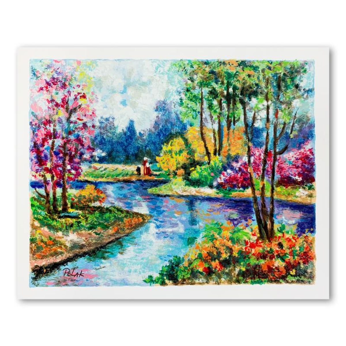 Dimitri Polak (1922-2008), Hand Signed Limited Edition Serigraph on Paper with Letter of Authenticity.