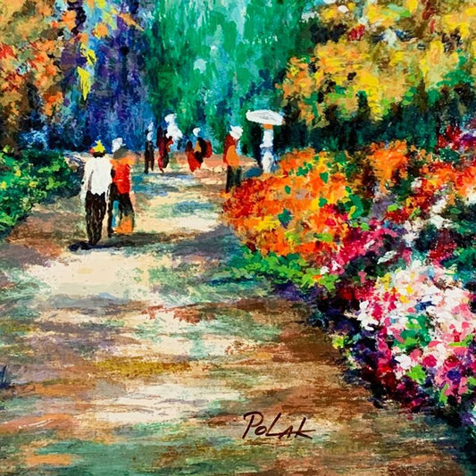 Dimitri Polak (1922-2008), "Spring Road" Limited Edition Serigraph, Numbered and Hand Signed with Letter of Authenticity.