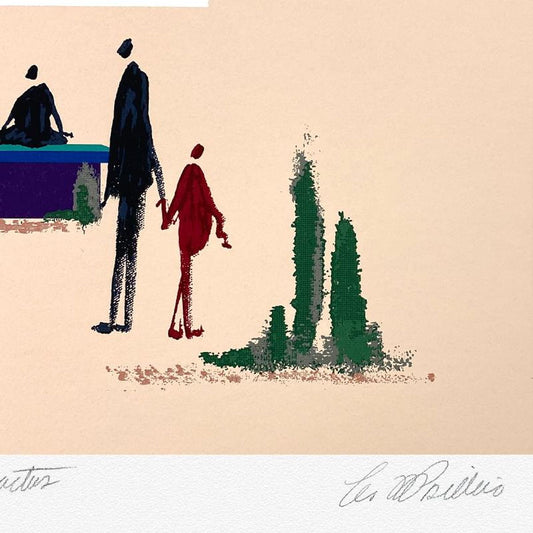Leo Posillico, "Life of a Cactus" Limited Edition Serigraph, Numbered and Hand Signed with Letter of Authenticity