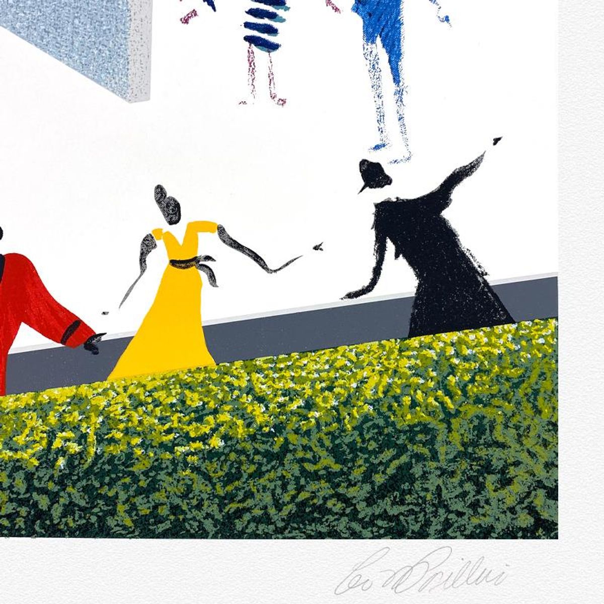 Leo Posillico, "Shopper's Paradise" Limited Edition Serigraph, Numbered and Hand Signed with Letter of Authenticity
