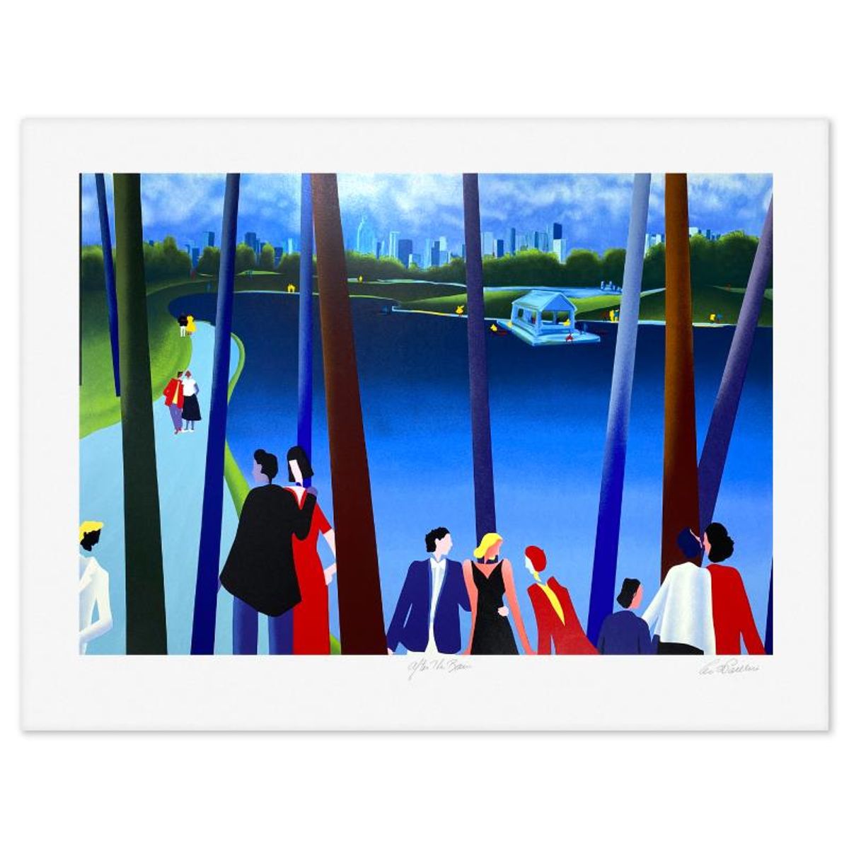 Leo Posillico, "After The Rain" Limited Edition Serigraph, Numbered and Hand Signed with Letter of Authenticity