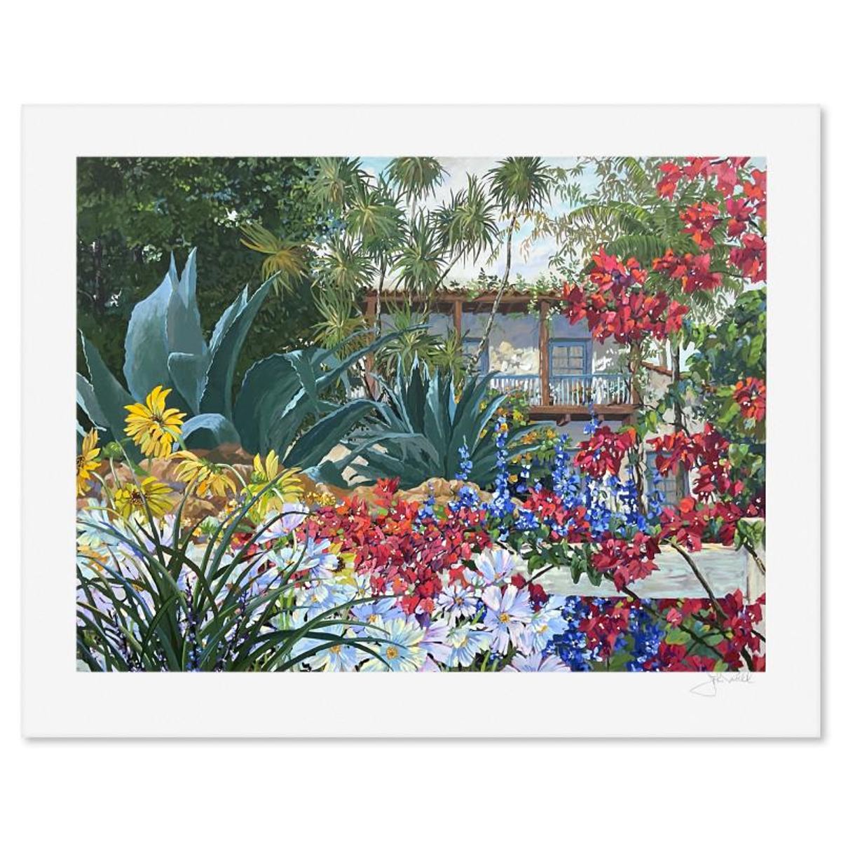 John Powell, "My Hideaway" Limited Edition Printer's Proof Serigraph, Numbered and Hand Signed with Letter of Authenticity.