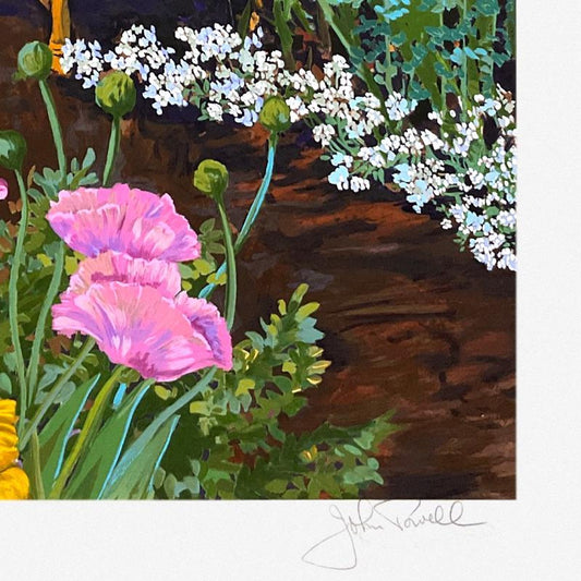 John Powell, "Tranquility" Limited Edition Printer's Proof Serigraph, Numbered and Hand Signed with Letter of Authenticity.