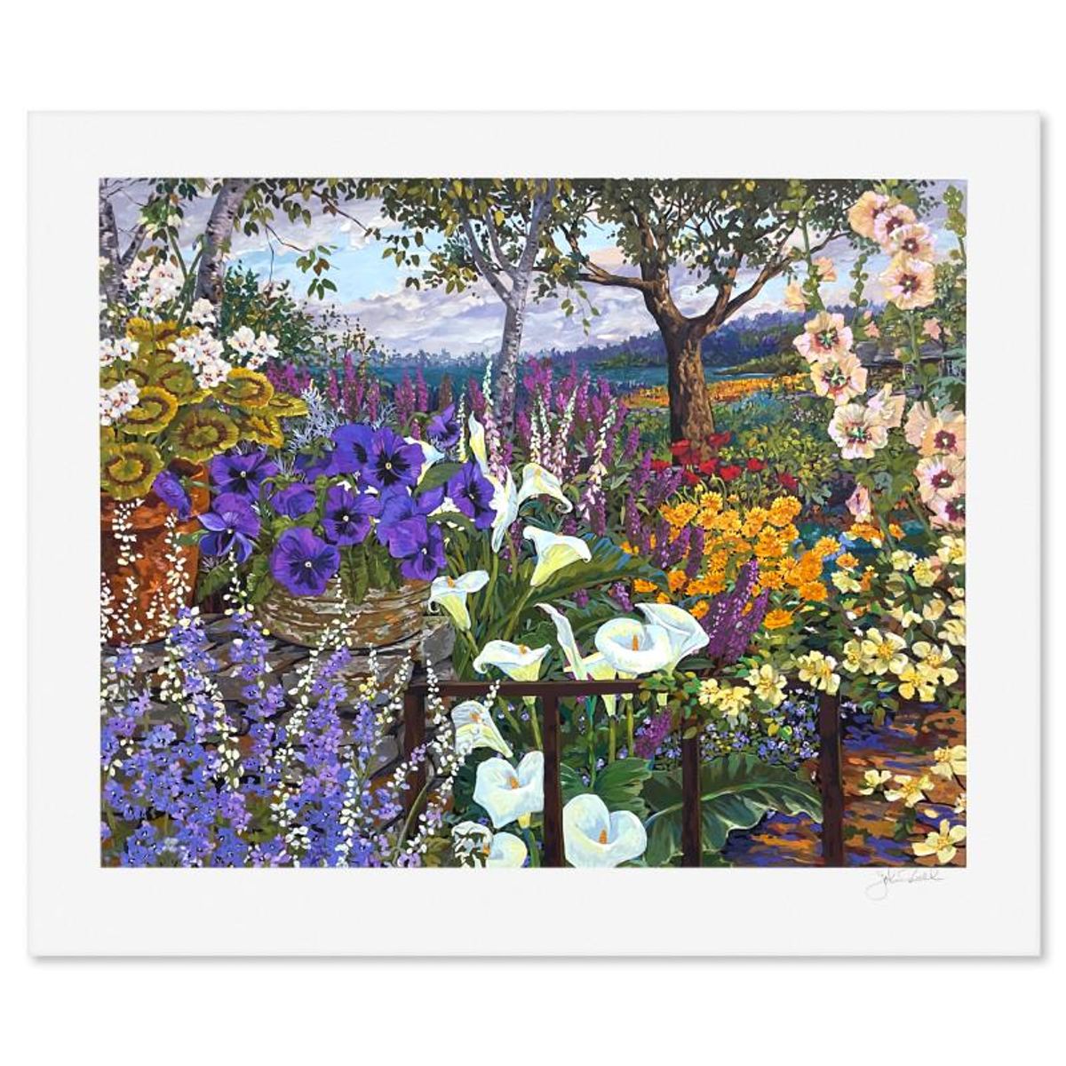 John Powell, "Hidden Cabin" Limited Edition Printer's Proof Serigraph, Numbered and Hand Signed with Letter of Authenticity.