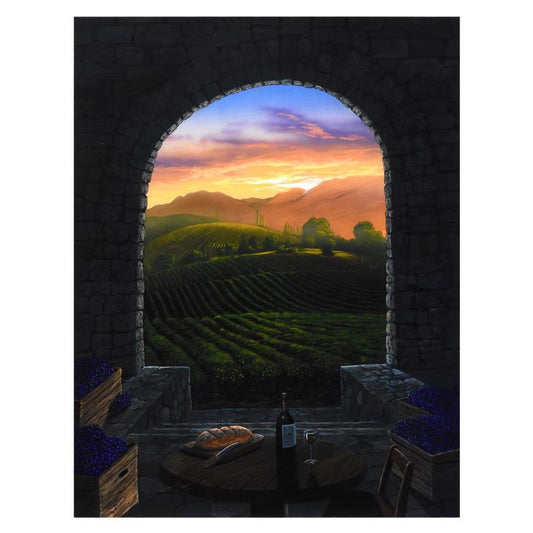 Steven Power, "First Fruit" Limited Edition on Canvas, Numbered and Hand Signed with Letter of Authenticity.