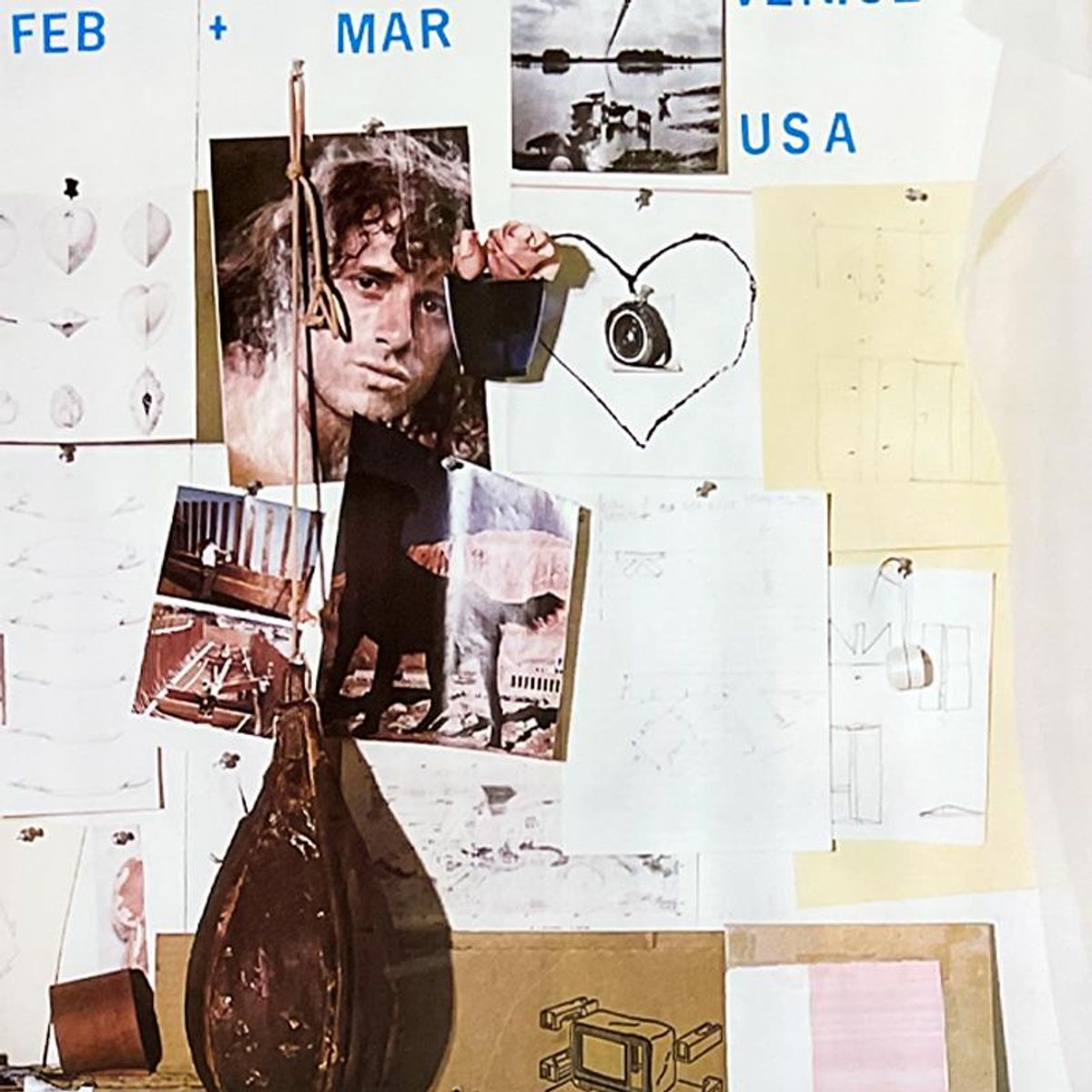 Robert Rauschenberg (1925-2008), Vintage Poster (30" x 74") from 1978 with Letter of Authenticity.