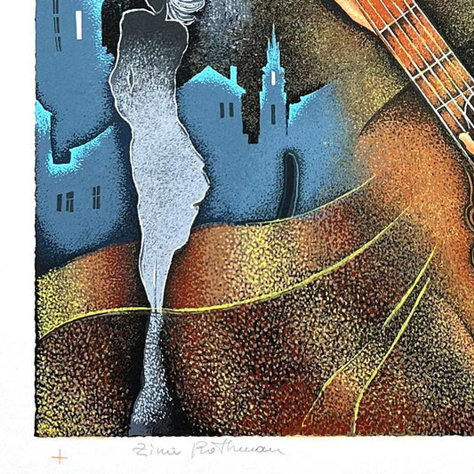 Zina Roitman, Limited Edition Serigraph, Hand Signed and Numbered, Letter of Authenticity.