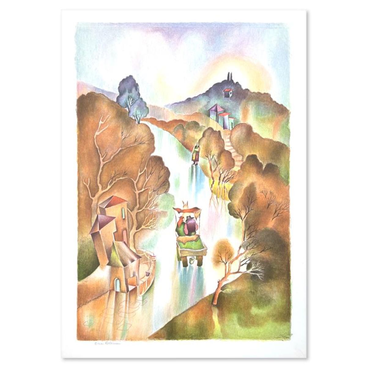 Zina Roitman, Limited Edition Serigraph, Hand Signed and Numbered, Letter of Authenticity.