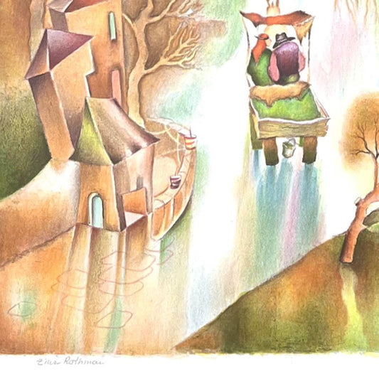 Zina Roitman, Limited Edition Serigraph, Hand Signed and Numbered, Letter of Authenticity.