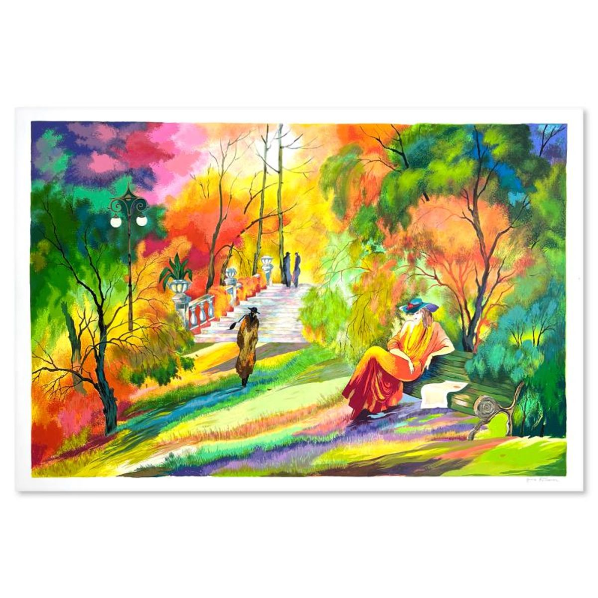 Zina Roitman, Limited Edition Serigraph, Hand Signed and Numbered, Letter of Authenticity.