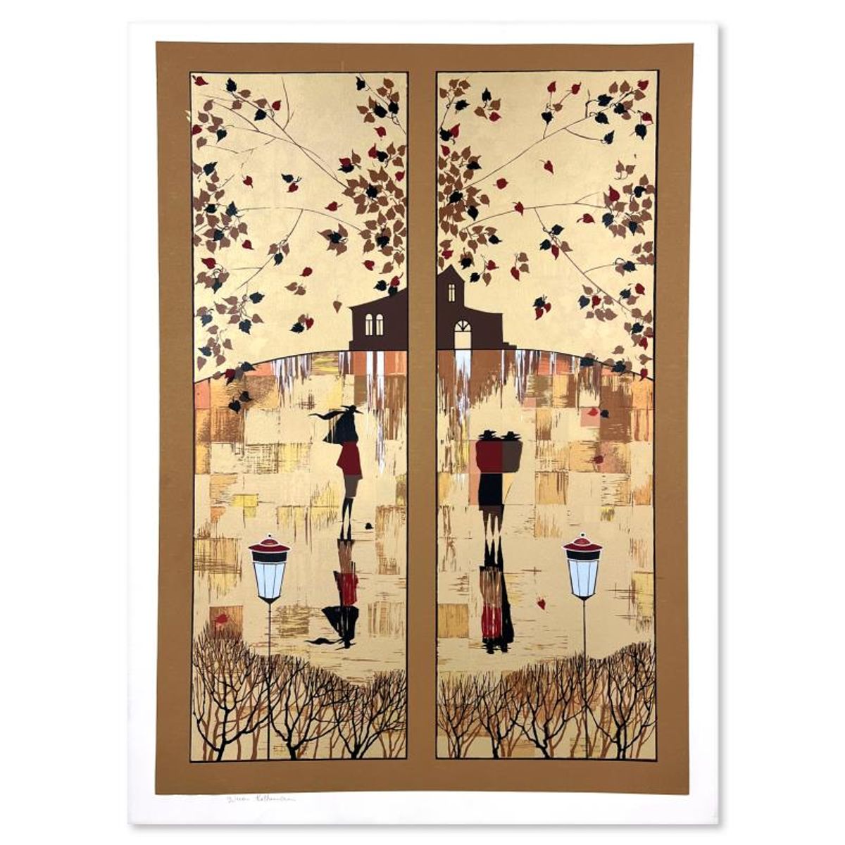 Zina Roitman, Limited Edition Serigraph, Hand Signed and Numbered, Letter of Authenticity.