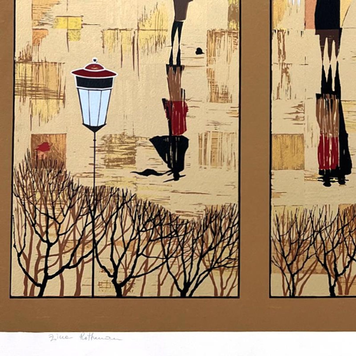 Zina Roitman, Limited Edition Serigraph, Hand Signed and Numbered, Letter of Authenticity.