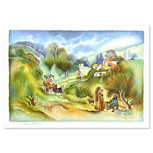 Zina Roitman, Limited Edition Serigraph, Hand Signed and Numbered, Letter of Authenticity.
