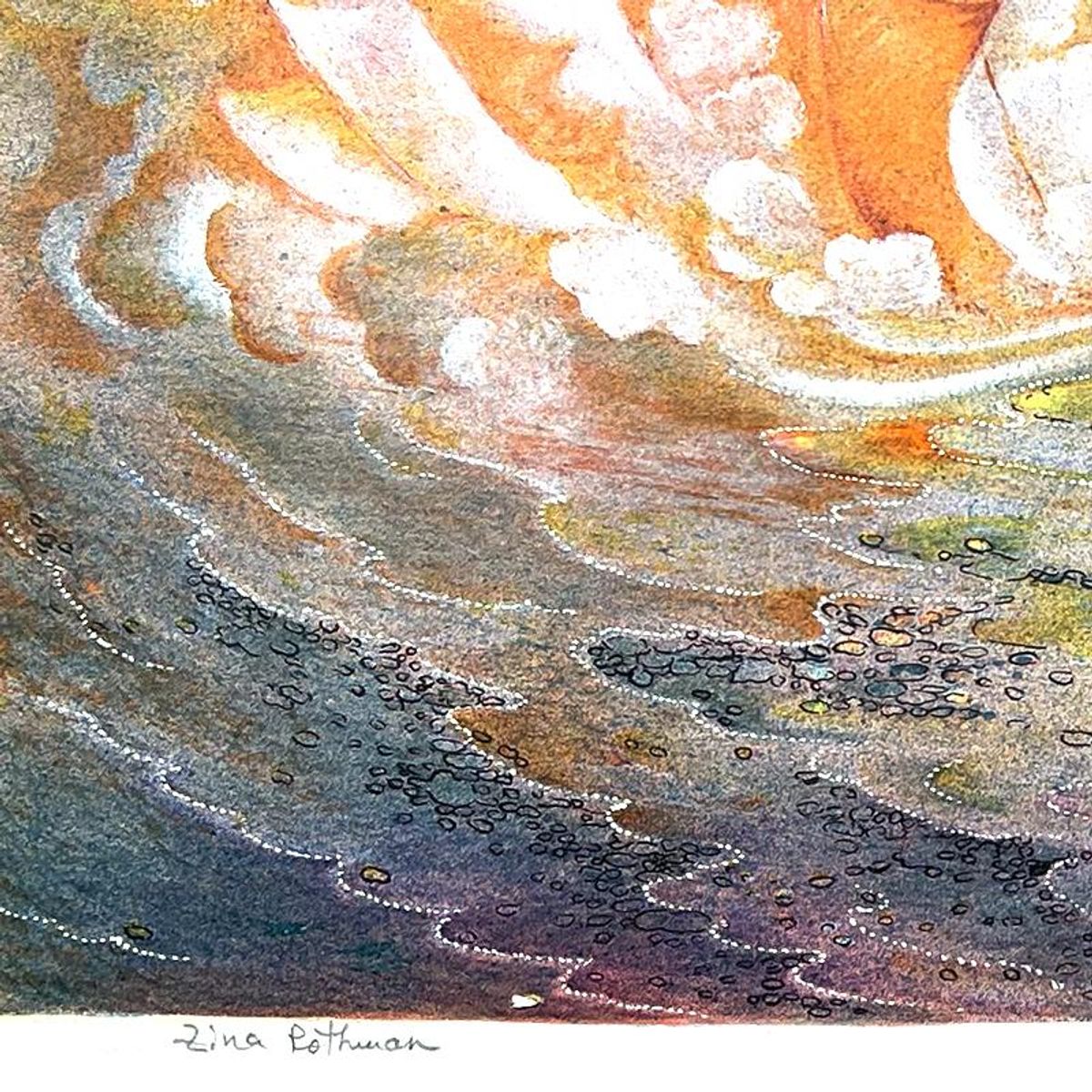 Zina Roitman, Limited Edition Serigraph, Hand Signed and Numbered, Letter of Authenticity.