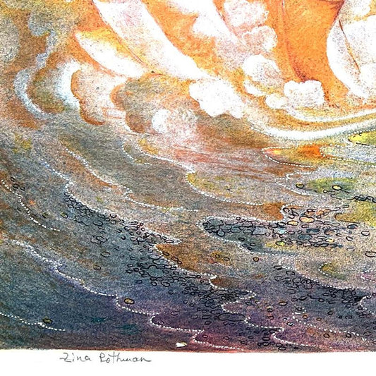 Zina Roitman, Limited Edition Serigraph, Hand Signed and Numbered, Letter of Authenticity.