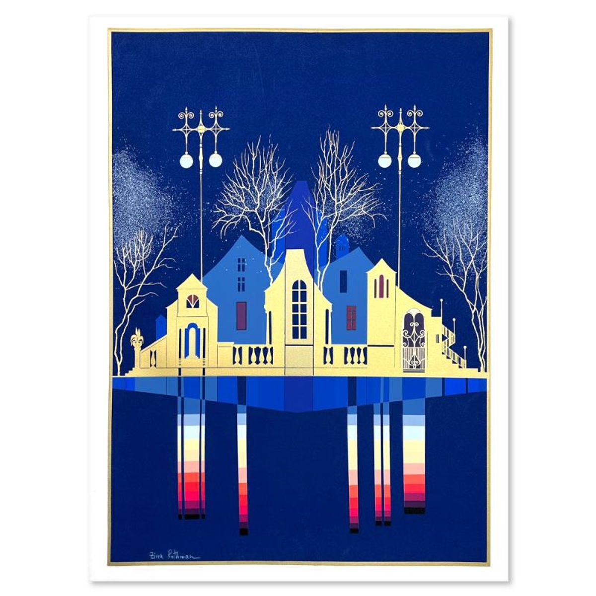 Zina Roitman, Limited Edition Serigraph, Hand Signed and Numbered, Letter of Authenticity.