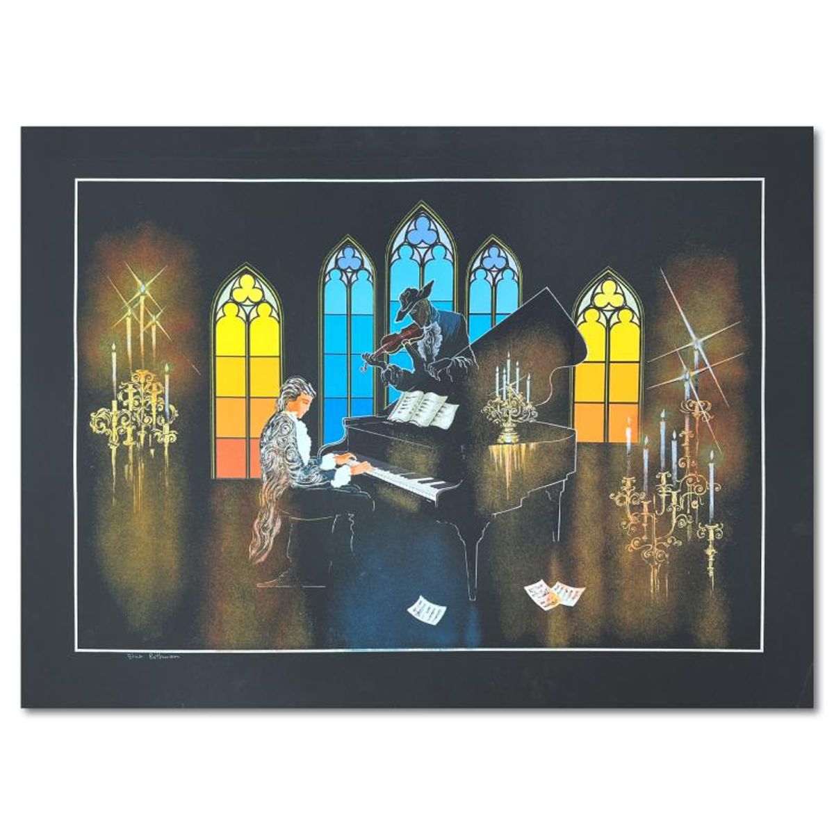 Zina Roitman, Limited Edition Serigraph, Hand Signed and Numbered, Letter of Authenticity.