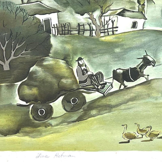 Zina Roitman, Limited Edition Serigraph, Hand Signed and Numbered, Letter of Authenticity.