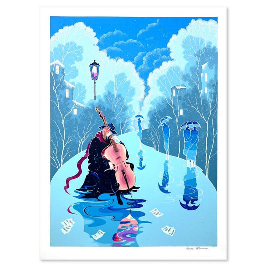 Zina Roitman, Limited Edition Serigraph, Hand Signed and Numbered, Letter of Authenticity.
