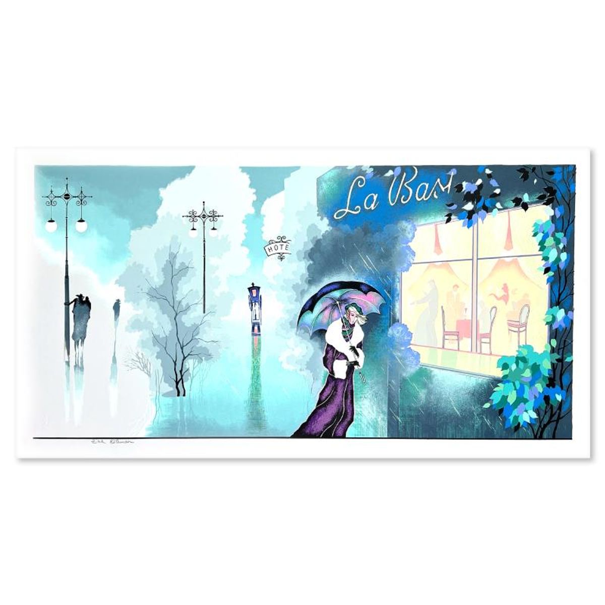 Zina Roitman, Limited Edition Serigraph, Hand Signed and Numbered, Letter of Authenticity.