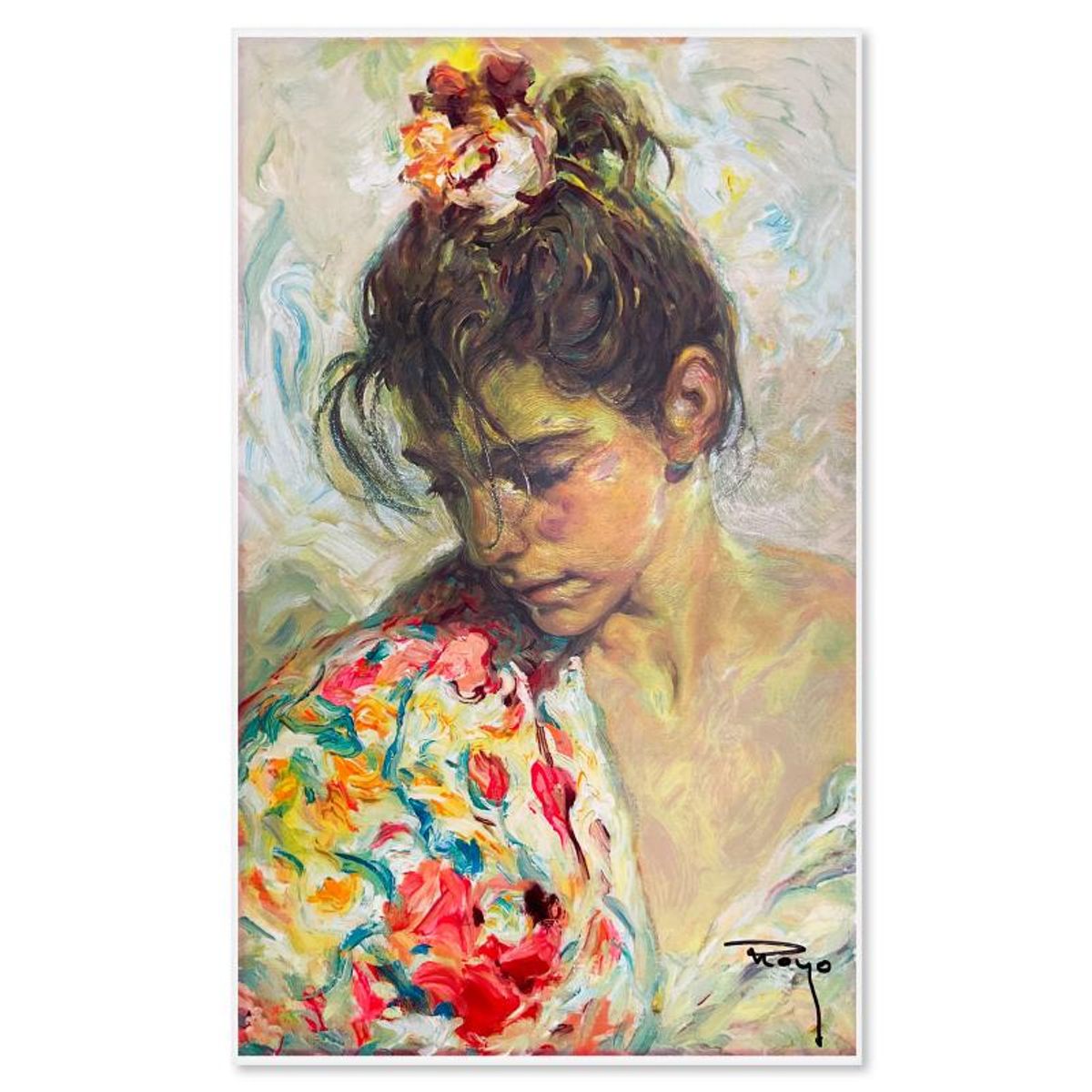 Royo, "Shall (Suite)" Limited Edition Serigraph on Clay-Board, Numbered and Hand Signed with Letter of Authenticity.