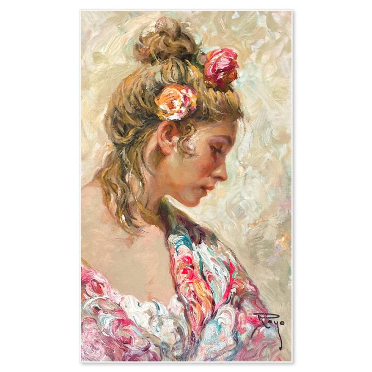 Royo, "Shall (Suite)" Limited Edition Printer's Proof on Clay-Board, Numbered and Hand Signed with Letter of Authenticity.