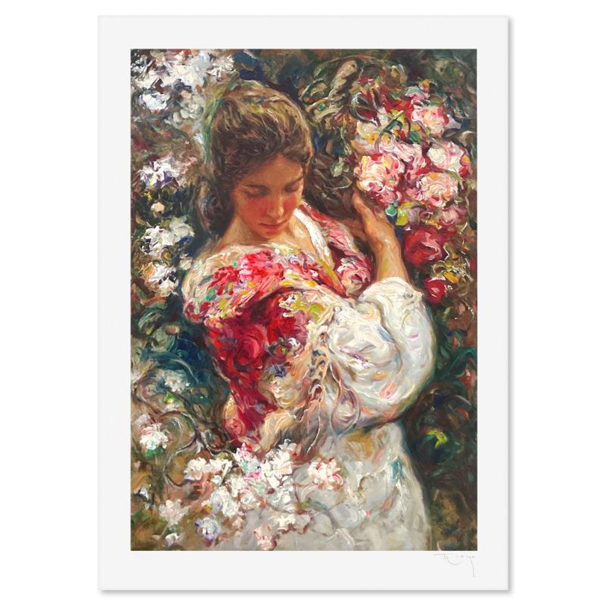 Royo, "Primavera" Limited Edition Printer's Proof Serigraph (24" x 14"), Numbered and Hand Signed with Letter of Authenticity.