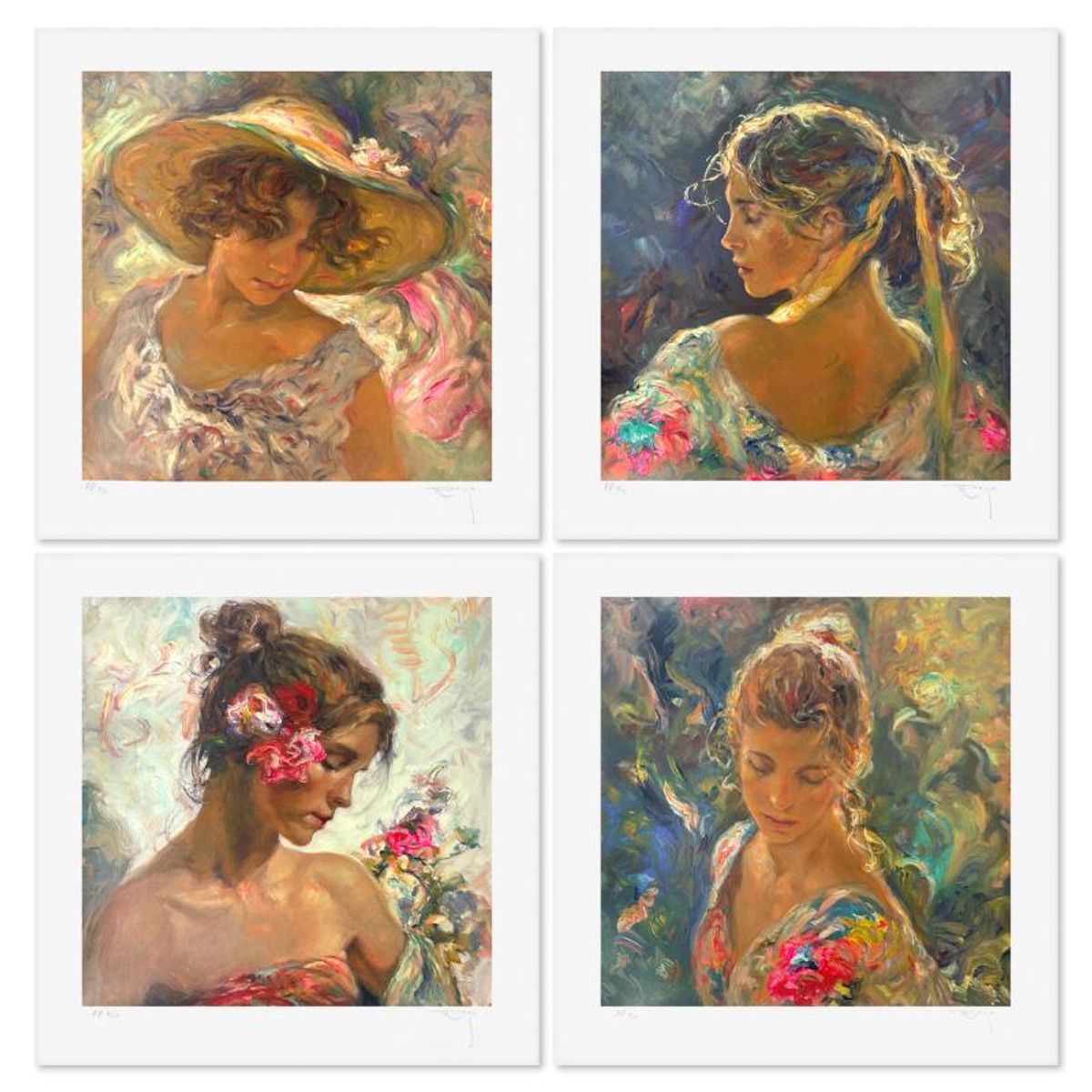 Royo, "Todas Las Luces Del Dia (Suite)" Limited Edition Printer's Proof Serigraph, Numbered and Hand Signed with Letter of Authenticity.