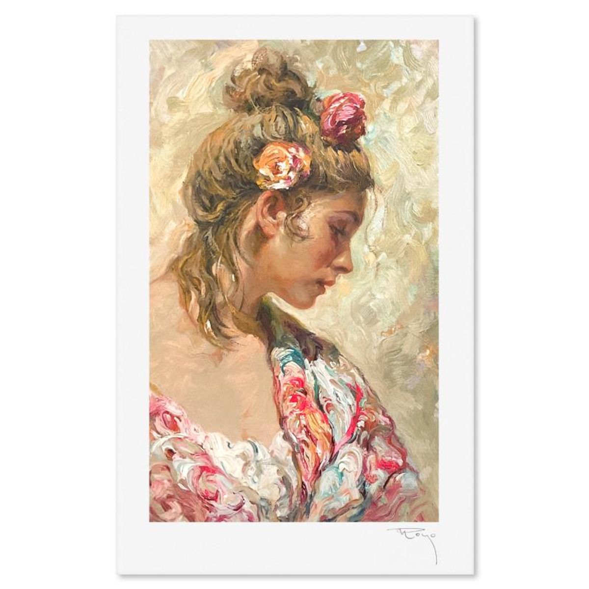 Royo, "Shall (Suite)" Limited Edition Printer's Proof Serigraph, Numbered and Hand Signed with Letter of Authenticity.