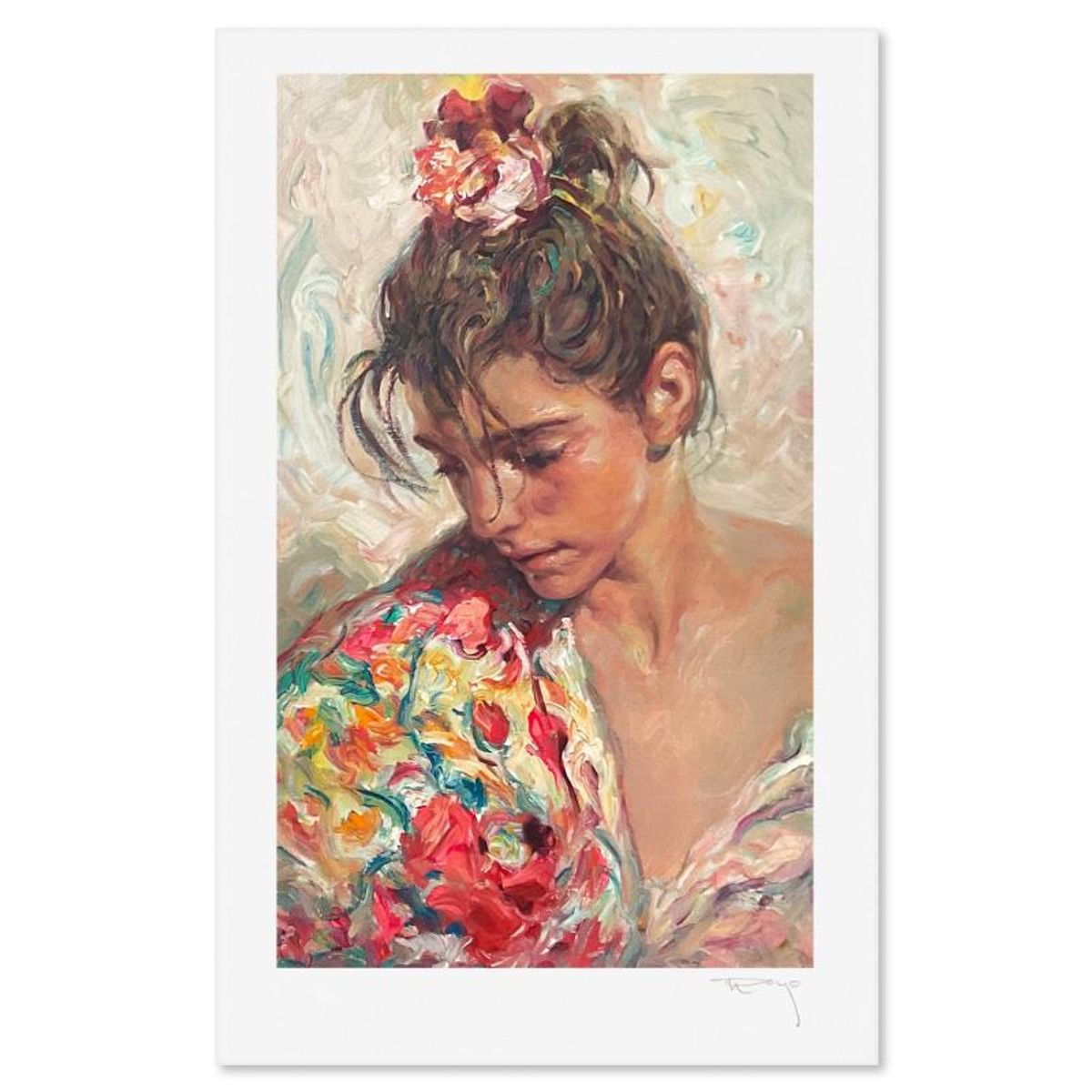 Royo, "Shall (Suite)" Limited Edition Printer's Proof Serigraph, Numbered and Hand Signed with Letter of Authenticity.