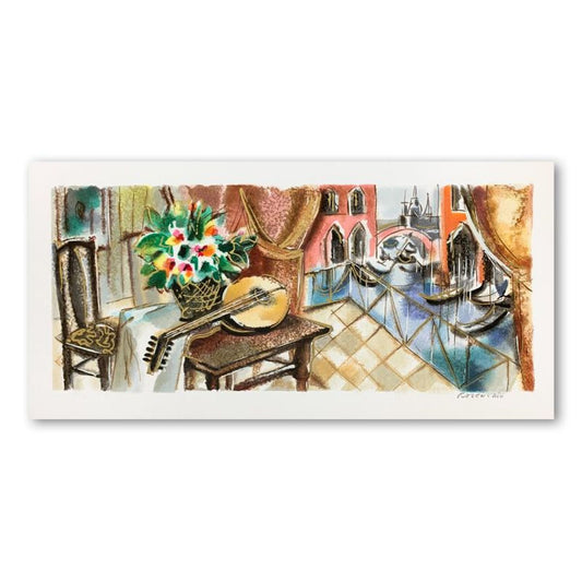 Michael Rozenvain, Hand Signed Limited Edition Serigraph on Paper with Letter of Authenticity.