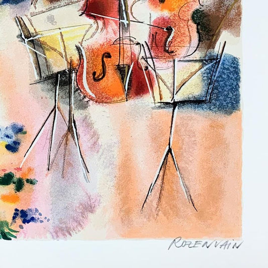 Michael Rozenvain, Hand Signed Limited Edition Serigraph on Paper with Letter of Authenticity.