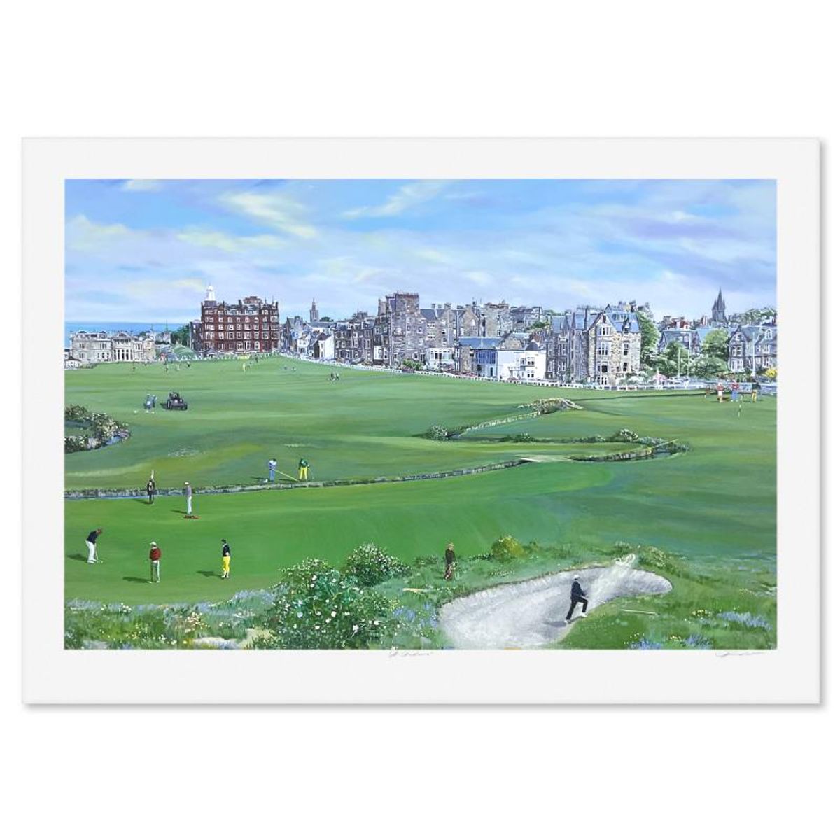 Ruth Mayer (1934-2023), "St Andrews" Limited Edition Printer's Proof Serigraph, Numbered and Hand Signed with Letter of Authenticity