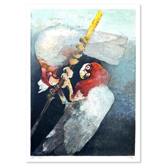 Edwin Salomon (1935-2014), "Parrots" Limited Edition Serigraph, Hand Signed and Numbered; Letter of Authenticity.