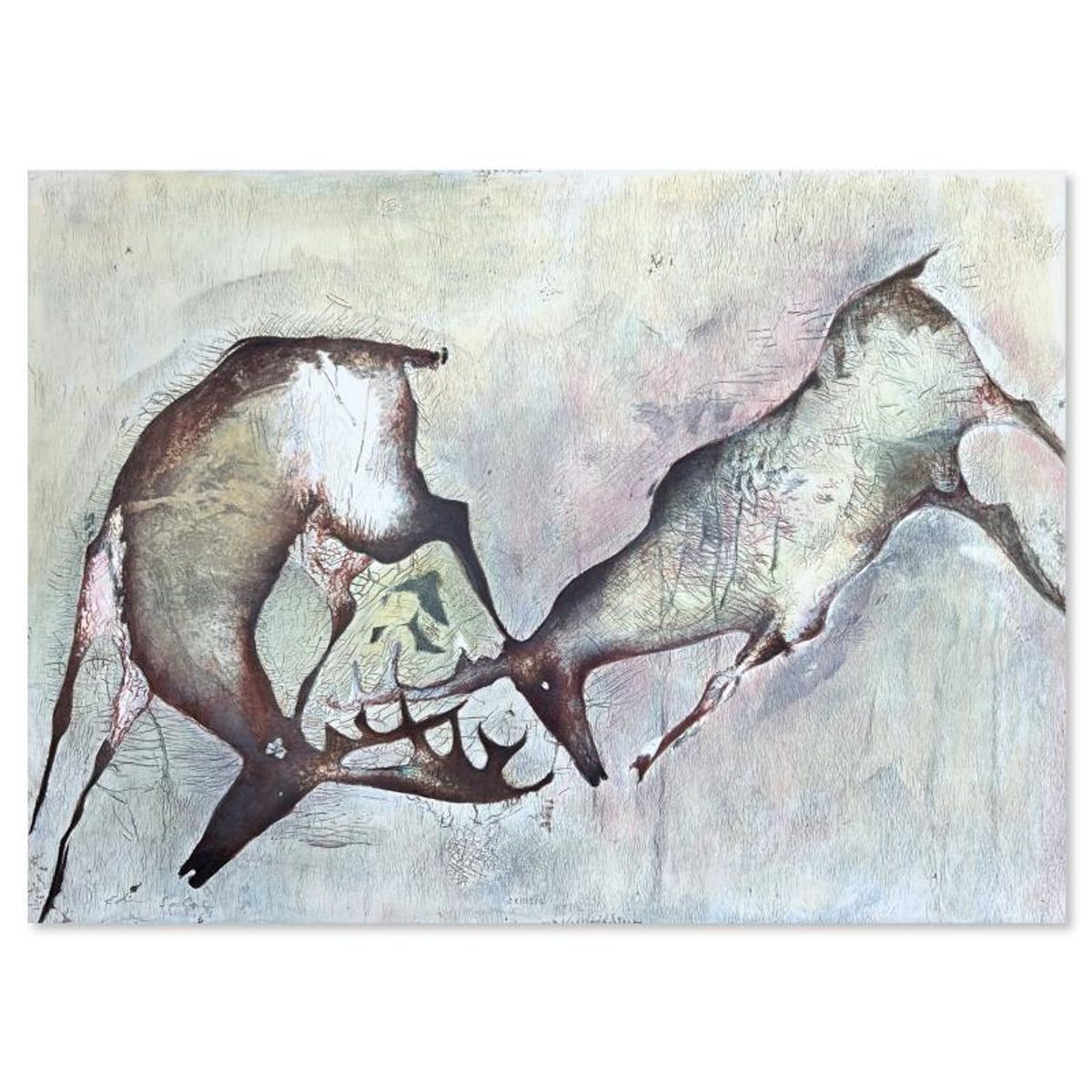 Edwin Salomon (1935-2014), "Force" Limited Edition Serigraph, Hand Signed and Numbered; Letter of Authenticity.