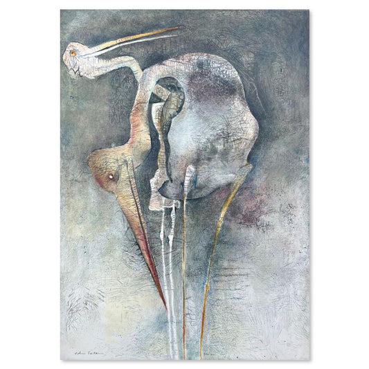 Edwin Salomon (1935-2014), "Tete a Tete" Limited Edition Serigraph, Hand Signed and Numbered; Letter of Authenticity.