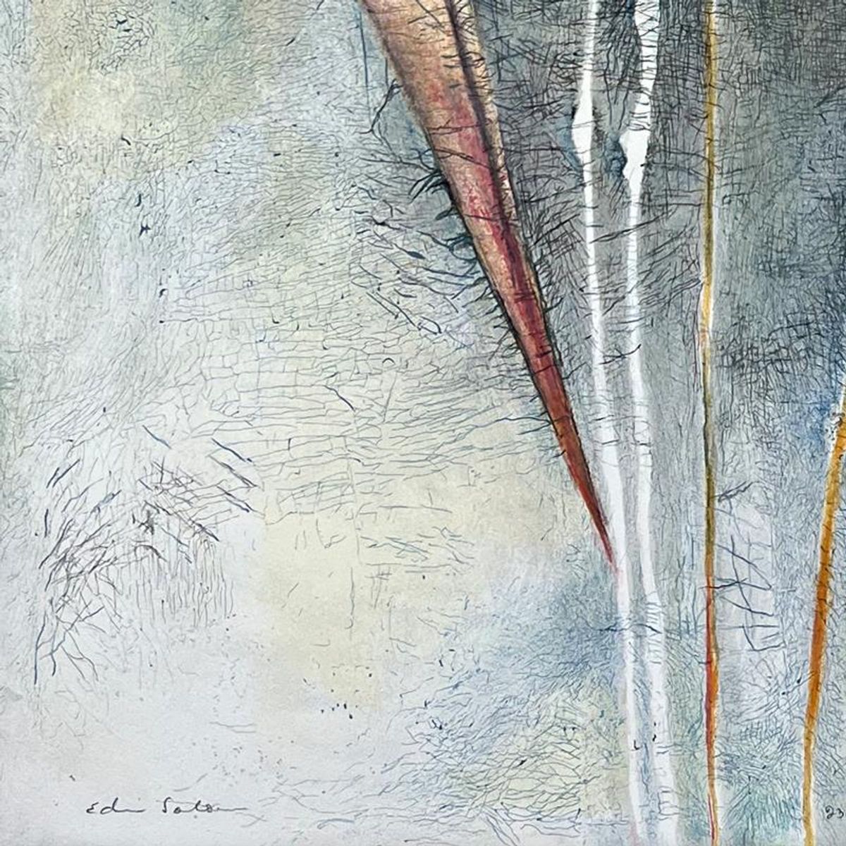 Edwin Salomon (1935-2014), "Tete a Tete" Limited Edition Serigraph, Hand Signed and Numbered; Letter of Authenticity.