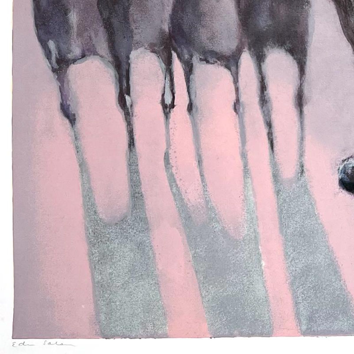 Edwin Salomon (1935-2014), "Horses and Bull" Limited Edition Serigraph, Hand Signed and Numbered; Letter of Authenticity.