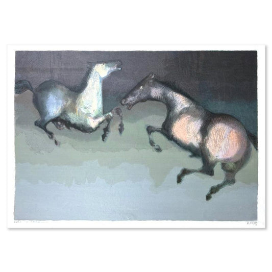 Edwin Salomon (1935-2014), "Wild Horses" Limited Edition Serigraph, Hand Signed and Numbered; Letter of Authenticity.