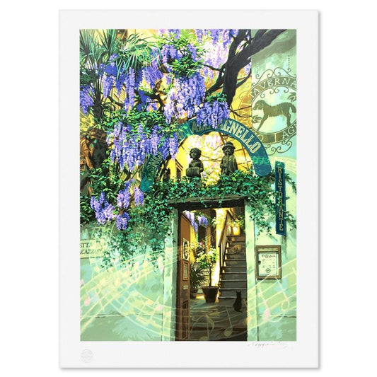 Teppei Sasakura, "Glicine" Limited Edition Printers Proof, Numbered and Hand Signed with Letter of Authenticity