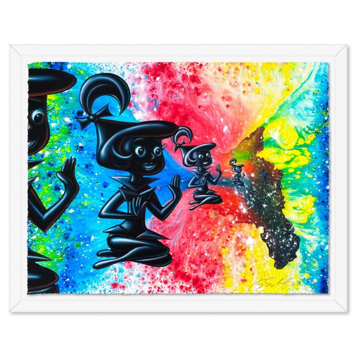 Kenny Scharf, "Judy Judy Judy...AKA Judy Infinitun" Framed Limited Edition Archival Print, Numbered and Hand Signed with Letter of Authenticity