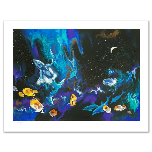 William Schimmel, "Moondance" Limited Edition Serigraph, Numbered and Hand Signed with Certificate of Authenticity.