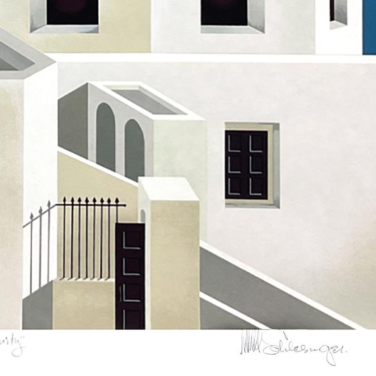 William Schlesinger (1915-2011), "Serenity" Limited Edition Serigraph, Numbered and Hand Signed with Letter of Authenticity