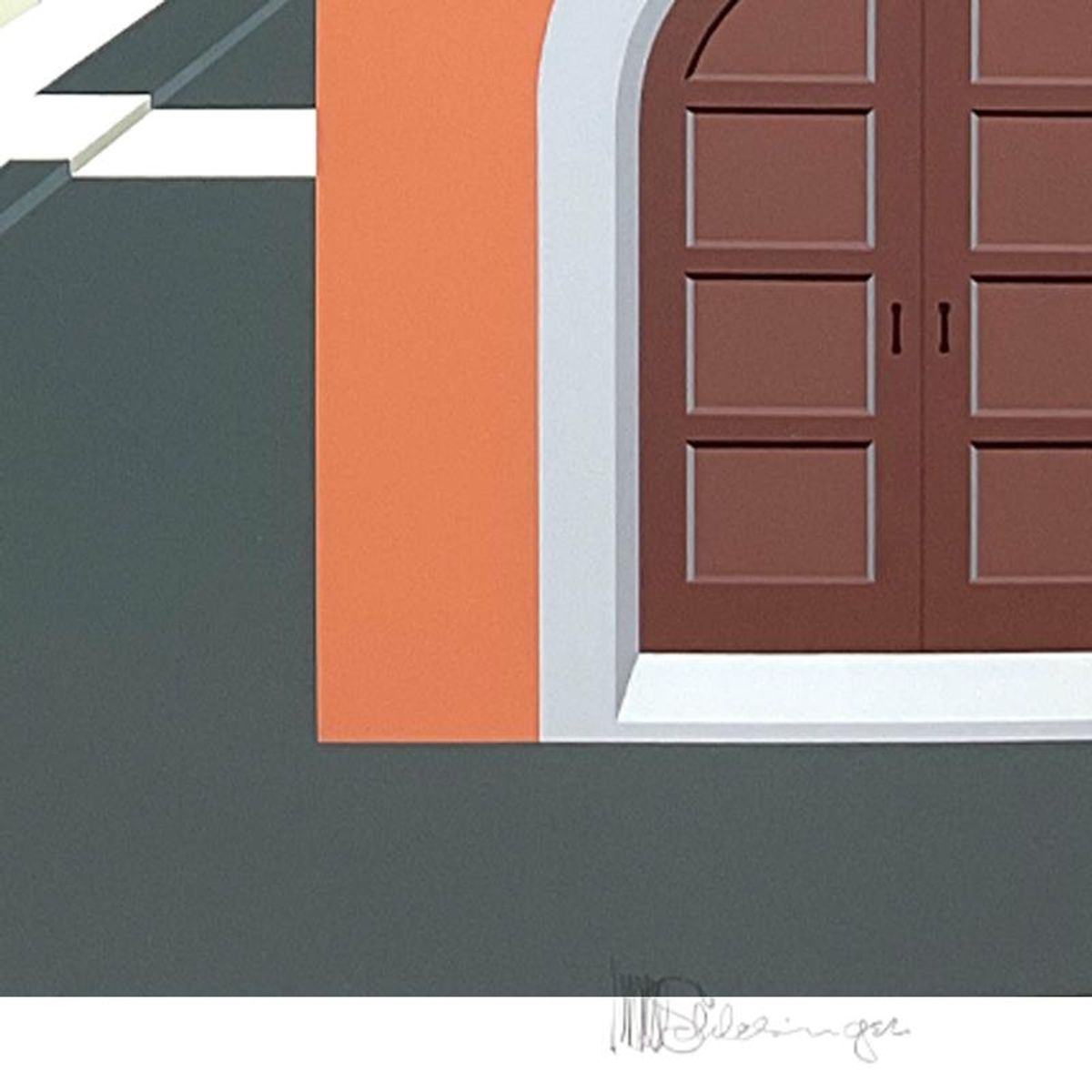 William Schlesinger (1915-2011), "La Siesta" Limited Edition Serigraph, Numbered and Hand Signed with Letter of Authenticity