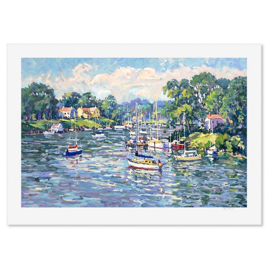Bill Schmidt, "Annapolis Harbor" Limited Edition Printer's Proof Serigraph, Numbered and Hand Signed with Letter of Authenticity